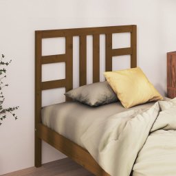Tablie de pat, maro miere, 106x4x100 cm, lemn masiv de pin GartenMobel Dekor