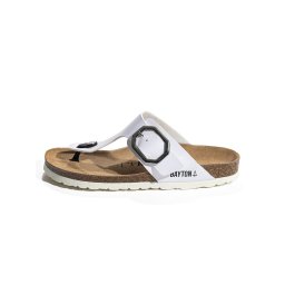 Bayton Flip-flops 'Mercure' negru / argintiu / alb