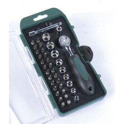Set Biti precizie, 38 piese - MANNESMANN - M29891