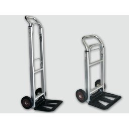 Carucior marfa din aluminiu extensibil tip Lisa, 90 Kg - MANNESMANN - M099-T