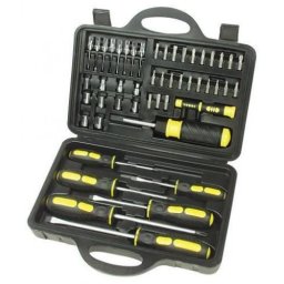 Set surubelnite si biti 49 piese MANNESMANN - M29849