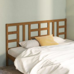 Tablie de pat, maro miere, 206x4x100 cm, lemn masiv de pin GartenMobel Dekor