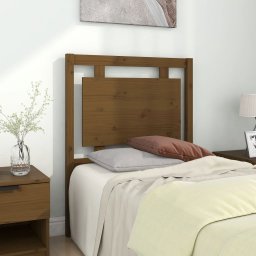 Tablie de pat, maro miere, 80,5x4x100 cm, lemn masiv de pin GartenMobel Dekor