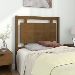 Tablie de pat, maro miere, 95,5x4x100 cm, lemn masiv de pin GartenMobel Dekor