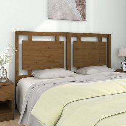 Tablie de pat, maro miere, 155,5x4x100 cm, lemn masiv de pin GartenMobel Dekor