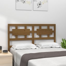 Tablie de pat, maro miere, 205,5x4x100 cm, lemn masiv de pin GartenMobel Dekor