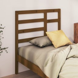 Tablie de pat, maro miere, 81x4x104 cm, lemn masiv de pin GartenMobel Dekor