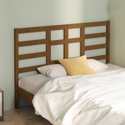 Tablie de pat, maro miere, 141x4x104 cm, lemn masiv de pin GartenMobel Dekor