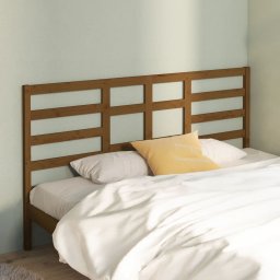 Tablie de pat, maro miere, 186x4x104 cm, lemn masiv de pin GartenMobel Dekor