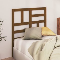 Tablie de pat, maro miere, 81x4x104 cm, lemn masiv de pin GartenMobel Dekor