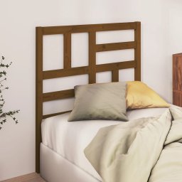 Tablie de pat, maro miere, 96x4x104 cm, lemn masiv de pin GartenMobel Dekor