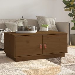 Masuta de cafea, maro miere, 80x50x35 cm, lemn masiv de pin GartenMobel Dekor