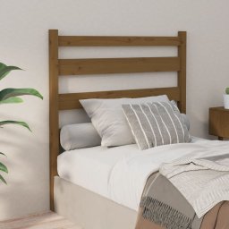 Tablie de pat, maro miere, 81x4x100 cm, lemn masiv de pin GartenMobel Dekor