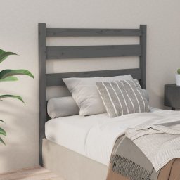 Tablie de pat, gri, 96x4x100 cm, lemn masiv de pin GartenMobel Dekor