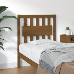 Tablie de pat, maro miere, 80,5x4x100 cm, lemn masiv de pin GartenMobel Dekor