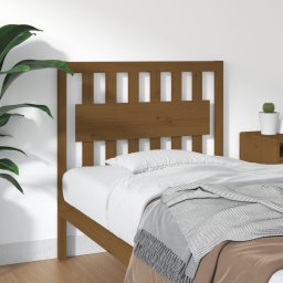 Tablie de pat, maro miere, 95,5x4x100 cm, lemn masiv de pin GartenMobel Dekor