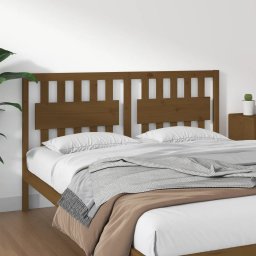 Tablie de pat, maro miere, 155,5x4x100 cm, lemn masiv de pin GartenMobel Dekor