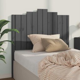 Tablie de pat, gri, 106x4x110 cm, lemn masiv de pin GartenMobel Dekor