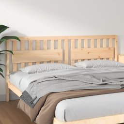 Tablie de pat, 205,5x4x100 cm, lemn masiv de pin GartenMobel Dekor