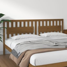 Tablie de pat, maro miere, 205,5x4x100 cm, lemn masiv de pin GartenMobel Dekor