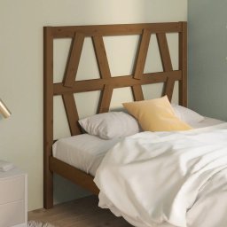Tablie de pat, maro miere, 81x4x100 cm, lemn masiv de pin GartenMobel Dekor