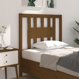 Tablie de pat, maro miere, 106x4x100 cm, lemn masiv de pin GartenMobel Dekor