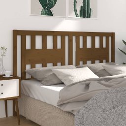 Tablie de pat, maro miere, 126x4x100 cm, lemn masiv de pin GartenMobel Dekor