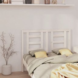 Tablie de pat, alb, 146x4x100 cm, lemn masiv de pin GartenMobel Dekor