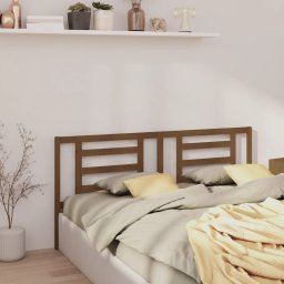 Tablie de pat, maro miere, 186x4x100 cm, lemn masiv de pin GartenMobel Dekor