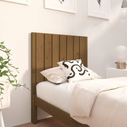 Tablie de pat, maro miere, 80,5x4x100 cm, lemn masiv de pin GartenMobel Dekor