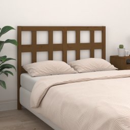Tablie de pat, maro miere, 205,5x4x100 cm, lemn masiv de pin GartenMobel Dekor