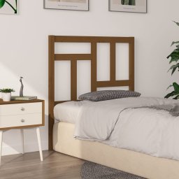 Tablie de pat, maro miere, 80,5x4x100 cm, lemn masiv de pin GartenMobel Dekor