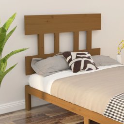 Tablie de pat, maro miere, 93,5x3x81 cm, lemn masiv de pin GartenMobel Dekor