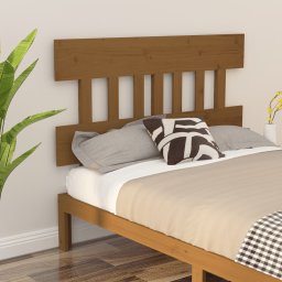 Tablie de pat, maro miere, 138,5x3x81 cm, lemn masiv de pin GartenMobel Dekor