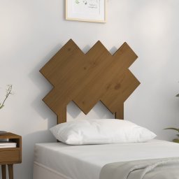 Tablie de pat, maro miere, 72,5x3x81 cm, lemn masiv de pin GartenMobel Dekor
