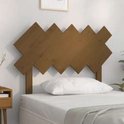 Tablie de pat, maro miere, 104x3x80,5 cm, lemn masiv de pin GartenMobel Dekor
