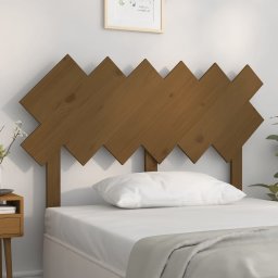 Tablie de pat, maro miere, 122,5x3x80,5 cm, lemn masiv de pin GartenMobel Dekor