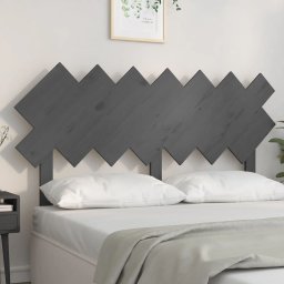 Tablie de pat, gri, 151,5x3x81 cm, lemn masiv de pin GartenMobel Dekor