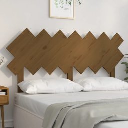 Tablie de pat, maro miere, 151,5x3x81 cm, lemn masiv de pin GartenMobel Dekor