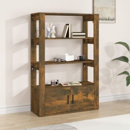 Servanta, stejar fumuriu, 80x30x119,5 cm, lemn prelucrat GartenMobel Dekor