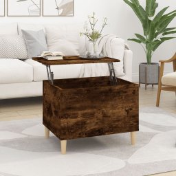 Masuta de cafea, stejar fumuriu, 60x44,5x45 cm, lemn prelucrat GartenMobel Dekor