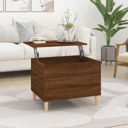 Masuta de cafea, stejar maro, 60x44,5x45 cm, lemn prelucrat GartenMobel Dekor