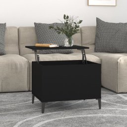 Masuta de cafea, negru, 60x44,5x45 cm, lemn prelucrat GartenMobel Dekor