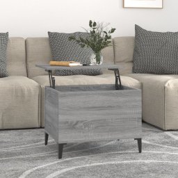 Masuta de cafea, gri sonoma, 60x44,5x45 cm, lemn prelucrat GartenMobel Dekor