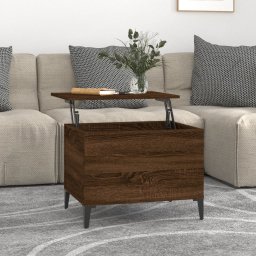 Masuta de cafea, stejar maro, 60x44,5x45 cm, lemn prelucrat GartenMobel Dekor