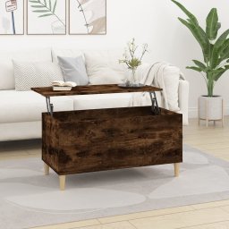 Masuta de cafea, stejar fumuriu, 90x44,5x45 cm, lemn compozit GartenMobel Dekor