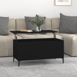 Masuta de cafea, negru, 90x44,5x45 cm, lemn compozit GartenMobel Dekor
