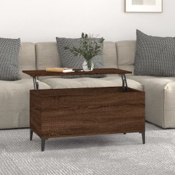 Masuta de cafea, stejar maro, 90x44,5x45 cm, lemn compozit GartenMobel Dekor