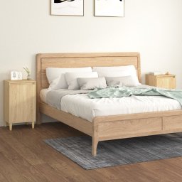Noptiere, 2 buc., stejar sonoma, 40x35x70 cm, lemn prelucrat GartenMobel Dekor