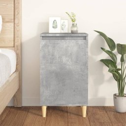 Noptiera, gri beton, 40x35x70 cm, lemn prelucrat GartenMobel Dekor